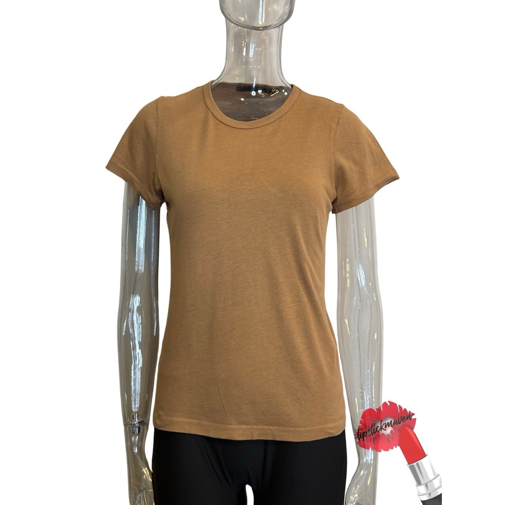 Jenni Kayne Shirt Womens XS 100% Cotton‎ Crew Neck T-Shirt Made in USA